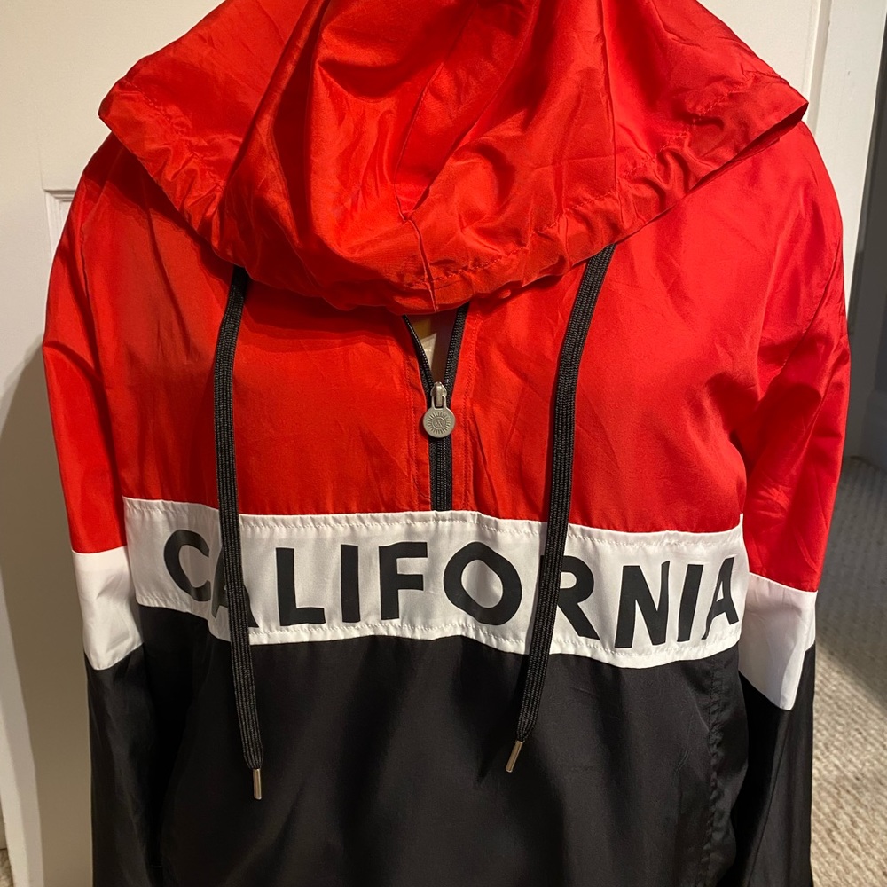 Red, black and white colour block Zara ‘’Wind breaker” size small. - Picture 2 of 6